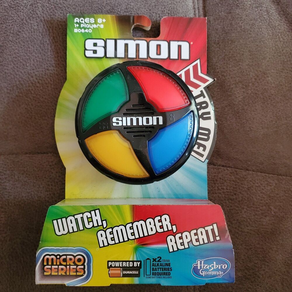 Hasbro Gaming Simon Micro Series Handheld Electronic Game 2014 New Sealed B0640